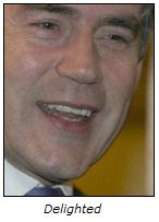 Gordon Brown: Delighted
