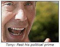 Tony Blair: Past his political prime